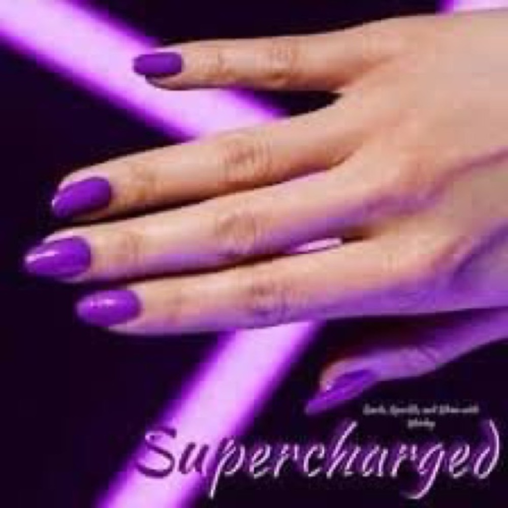 Last chance! Color Street Supercharged Limited Edition Solid Creme Neon purple